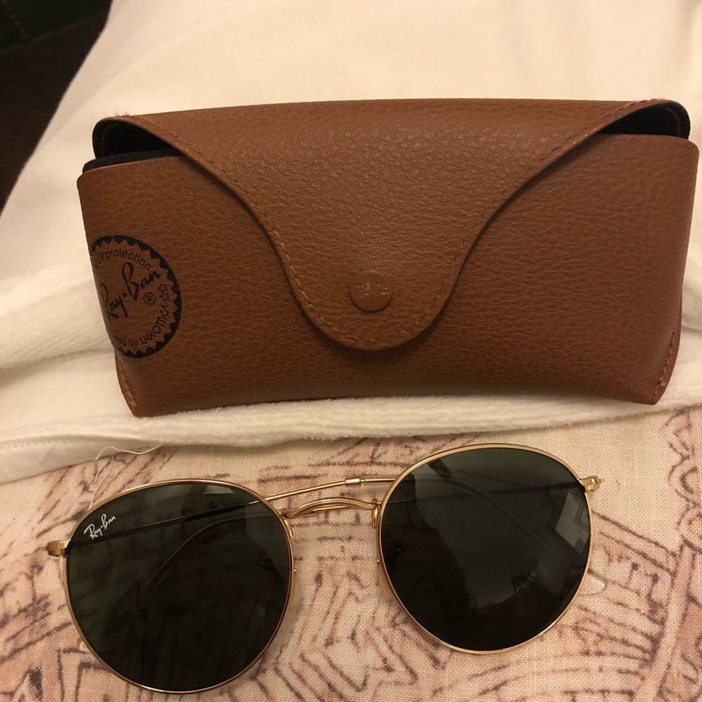 Ray Bound Round Sunglasses